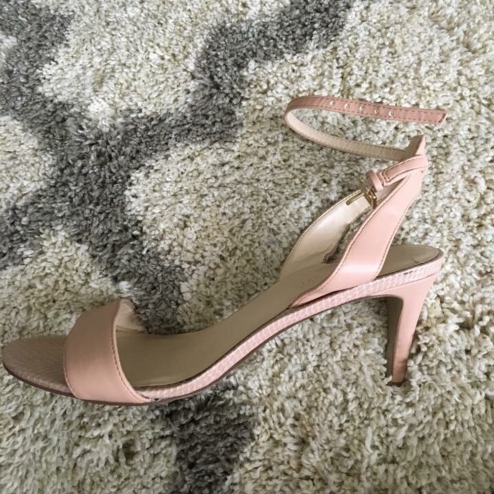 Blush pink heels